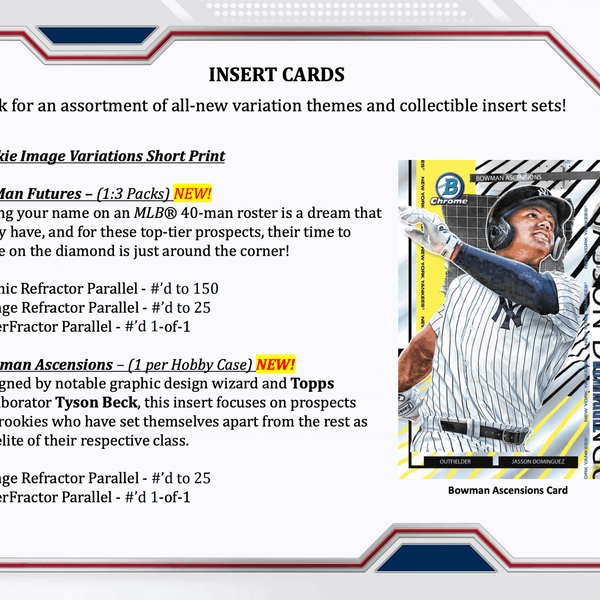 2021 Bowman Chrome Baseball Hobby Box