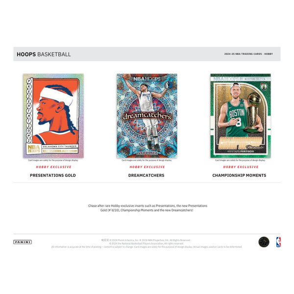 2024/25 Panini Hoops Basketball Hobby Box