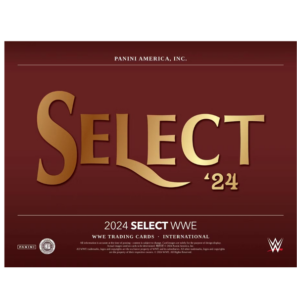 2024 Panini Select WWE Hobby International Box