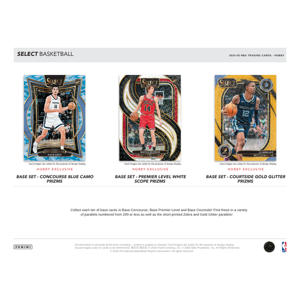 2024/25 Panini Select Basketball Hobby Box