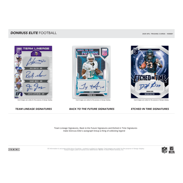 2025 Panini Donruss Elite Football Hobby Box