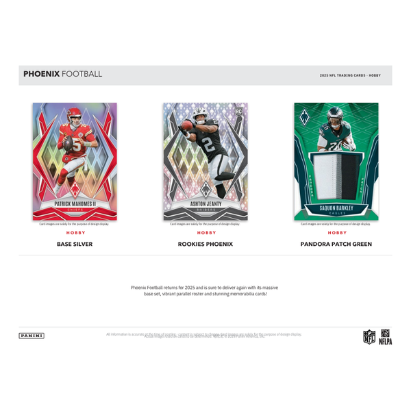 2025 Panini Phoenix Football Hobby Box