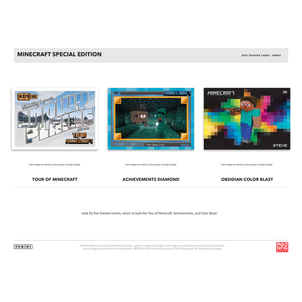2025 Panini Minecraft Special Edition Hobby Box