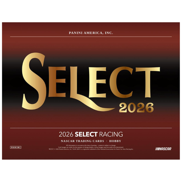 2026 Panini Select Racing Hobby 12 Box Case